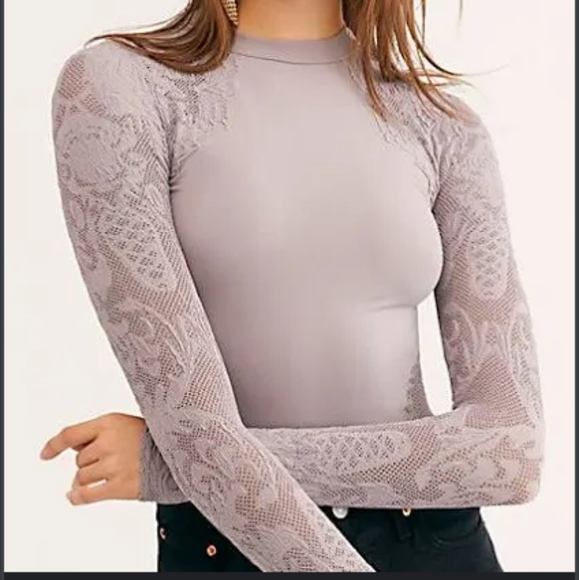 Free People Tops - 💖 Free People Intimately Mauve No Turning Back Top Size XS